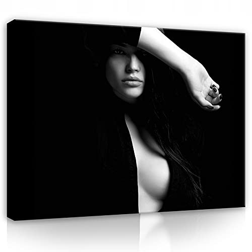 Bilder Erotisch Frau Sexy Akt Erotik Leinwandbilder Wandbild Kunstdruck Wandbilder Wand Bild auf Leinwand UV-Beständig Geruchsfrei Aufhängefertig (PP12740, O4 (60 x 40 cm)) von WallArena