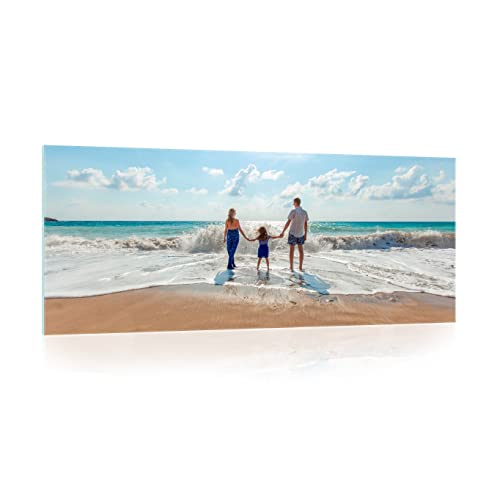 Ihr Foto auf Glas 125x50 cm - Glasbild Glasbilder IHR EIGNES FOTO XXL Panorama Bilder Wandbild mit Wunschmotiv Kunstdruck Personalisierte Geschenke Hochzeit Männer Frauen Ihr Foto auf Glas 125x50 cm - Glasbild Glasbilder IHR EIGNES FOTO XXL Panorama Bilder Wandbild mit Wunschmotiv Kunstdruck Personalisierte Geschenke Hochzeit Männer Frauen von WallArena