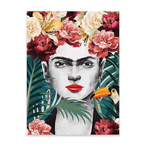 Poster Frida Kahlo Frau Blumen 30x40 cm Hochformat - OHNE RAHMEN XXL Wandposter Kunstdruck Fotoposter Wandbild Wandbilder Wand Bild auf Poster Wohnzimmer Schlafzimmer Küche Poster Frida Kahlo Frau Blumen 30x40 cm Hochformat - OHNE RAHMEN XXL Wandposter Kunstdruck Fotoposter Wandbild Wandbilder Wand Bild auf Poster Wohnzimmer Schlafzimmer Küche von WallArena