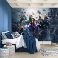 Avengers Hintergrundbild | Abnehmbare Tapete Schälen Und Aufkleben Selbstklebend Eisenmann Kinderzimmer Wand Dekor Superhelden-Tapete Wunderbares von WallArtLA