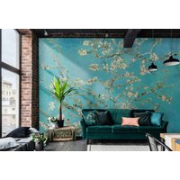 Mandelblüte Von Van Gogh, Tapete | Blumentapete Abziehen Und Aufkleben Vintage-Tapete Wanddekoration Art-Deco-Tapete von WallArtLA