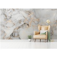 Marble Wallpaper | Schälen Und Aufkleben Selbstklebend Marmor Wandbild Luxus Tapete Wohnzimmer Im Art Deco Stil von WallArtLA