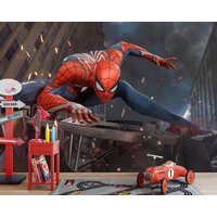 Spiderman-Hintergrundbild | Abziehen Und Aufkleben Abnehmbar Superhelden-Hintergrundbild Spider-Man-Tapete - Kinder-Wanddekoration Spiderman von WallArtLA