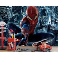 Spinnenmann-Tapete | Schälen Und Aufkleben Kinderzimmer Tapete Wand Decore - Spiderman Wandtattoo Superhelden Wandbild von WallArtLA
