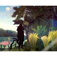 Henri Rousseau Print Das Schlangenbeschwörer Poster Surprised 1907 Uk, Eu Usa Inlandsversand von WallArtPrints4uUSA