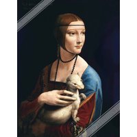 Lady With An Ermine Poster, Leonardo Da Vinci - Dame Mit Hermelin Druck Uk, Eu Usa Inlandsversand von WallArtPrints4uUSA