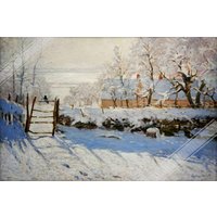 Monet Die Elster Poster, Vintage Winter Print, Claude Uk, Eu Usa Inlandsversand von WallArtPrints4uUSA