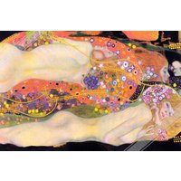 Wasserschlangen Poster, Gustav Klimt - Ii Druck 1907 Uk, Eu Usa Inlandsversand von WallArtPrints4uUSA