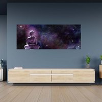 Wandtattoo Buddha in Mediation Himmel Poster Selbstklebend Kunst Aufkleber Wandbild von WallArtsOnline