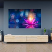 Wandtattoo Lotus Blume Meditation Entspannung Poster Selbstklebend Kunst Aufkleber Wandbild von WallArtsOnline