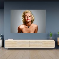 Wandtattoo Marilyn Monroe Thema Poster Selbstklebend Kunst Aufkleber Wandbild von WallArtsOnline