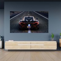 Wandtattoo Mclaren Sportwagen Bei Nacht Poster Selbstklebend Kunst Aufkleber Wandbild von WallArtsOnline