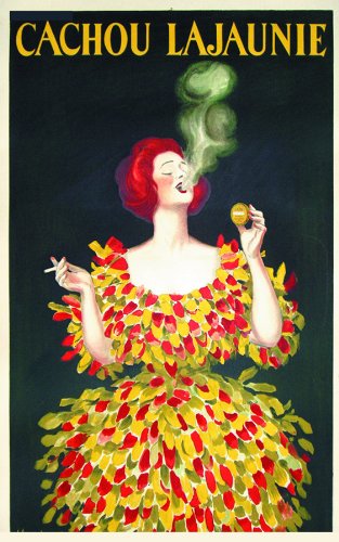 Cachou Lajaunie von Leonetto Cappiello Poster Cachou Poster französische Vintage Poster Vintage Werbung Vintage Werbung Poster französische Wand-Kunst (40 x 50cm) von WallBUddy