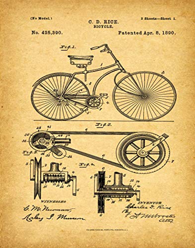 Fahrrad-Poster WB373, Vintage, 8 x 10 von WallBUddy
