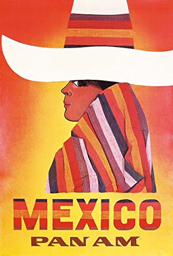 Mexiko Poster mexikanische Wandkunst mexikanisches Dekor Mexiko Reise-Poster mexikanische Drucke Reise-Werbung Drucke 1969 (21x30cm (A4)) von WallBUddy