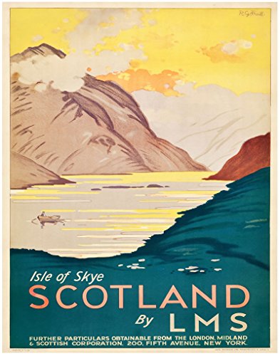 Schottland Reise-Poster Vintage schottisches Reise-Poster Druck 1931 Glasgow Poster Edinburg Poster Glasgow Wandkunst Schottland Wand-Kunst (61 x 91cm) von WallBUddy
