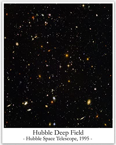 WallBUddy Hubble Deep Field Hubble Telescope Photo Famous Space Photo (33cm x 48cm) von WallBUddy