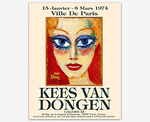 WallBUddy Kees Van Dongen Exhibition Museum Poster Museum Art (30cm x 40cm) von WallBUddy