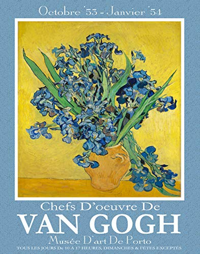 WallBUddy Van Gogh Exhibition Poster Vincent Van Gogh Art Van Gogh Painting 1953 (13cm x 18cm) von WallBUddy