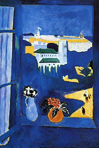 WallBUddy Window at Tangiers by Henri Matisse Painting (29.7cm x 41.9cm (A3)) von WallBUddy