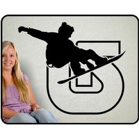 Großer Burton Logo Aufkleber - Vinyl Snowboarding Snowboard Wandtattoa Sticker 23"x 26" von WallCrafters