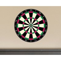 Dartboard, Wandtattoo, 19x19, 0600, Nur Für Glatte Wände Geeignet von WallDecalStudioscom