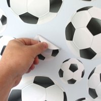 Fußball Wandsticker, 22 Stück, Peel & Stick Wandgrafiken, 0573, Nur Für Glatte Wände von WallDecalStudioscom