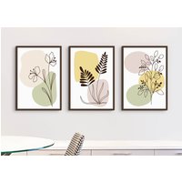 Florale Kunstdrucke, Florale Abstrakte Wandkunstdrucke, Drucke, Moderne Kunstdruck, Retro Druck, Wandkunst, Fp #69 von WallFunkPrints