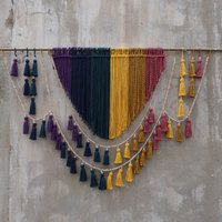 Regenbogen Makramee Wandbehang Boho Quaste Wandkunst | 32 Inch Regenbogen Makramee Wandbehang Boho Quaste Wandkunst | 32 Inch von WallKnot