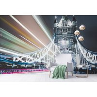 Tower Bridge-Wandbild, Premium-Vinyl-Tapete, London-Fotowandbild, Abziehen Und Aufkleben, Bridge-Fototapete, Abnehmbare Wandbilder, Wandkunst von WallMuralPro