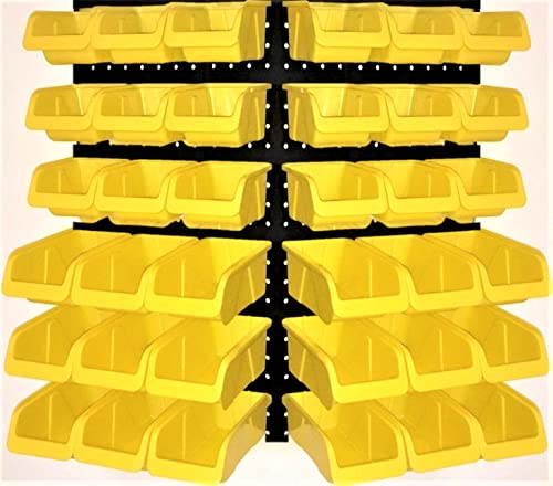 WallPeg PB-36-Y Stecktafel-Behälter, Garagen-Organisation, Teile-Mülleimer-Set, Haken an Stecktafeln, Werkbank und Werkzeug-Organizer, größere Behälter für Zuhause, Büro, Handwerk, Geschäft (gelb, WallPeg PB-36-Y Stecktafel-Behälter, Garagen-Organisation, Teile-Mülleimer-Set, Haken an Stecktafeln, Werkbank und Werkzeug-Organizer, größere Behälter für Zuhause, Büro, Handwerk, Geschäft (gelb, von WallPeg