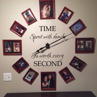 Die Mit Der Familie Verbrachte Zeit Ist Jeden Zweiten Aufkleber Wert von WallPlaza