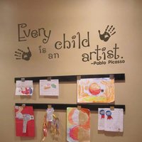 Every Child Is An Artist Aufkleber - Kinder Bild Picasso Zitat Wandtatto 153 Every Child Is An Artist Aufkleber - Kinder Bild Picasso Zitat Wandtatto 153 von WallPlaza