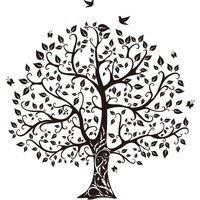 Große Baum Wandbild Bäume Aufkleber Kinderzimmer Wandtattoo - 197 Große Baum Wandbild Bäume Aufkleber Kinderzimmer Wandtattoo - 197 von WallPlaza