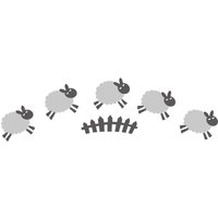 Springendes Schaf Und Sterne Kinderzimmer Wandtatzelt - Counting Sheep, Sheep Aufkleber, Dream Vinyl Schlaf Aufkleber Wandkunst 187 Springendes Schaf Und Sterne Kinderzimmer Wandtatzelt - Counting Sheep, Sheep Aufkleber, Dream Vinyl Schlaf Aufkleber Wandkunst 187 von WallPlaza