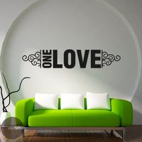 Eine Liebe 1 Vinyl & Wandaufkleber von WallSpiceDecals
