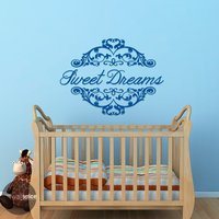 Süße Träume Vinyl Wall Decal Aufkleber Schlafzimmer Kinderzimmer von WallSpiceDecals