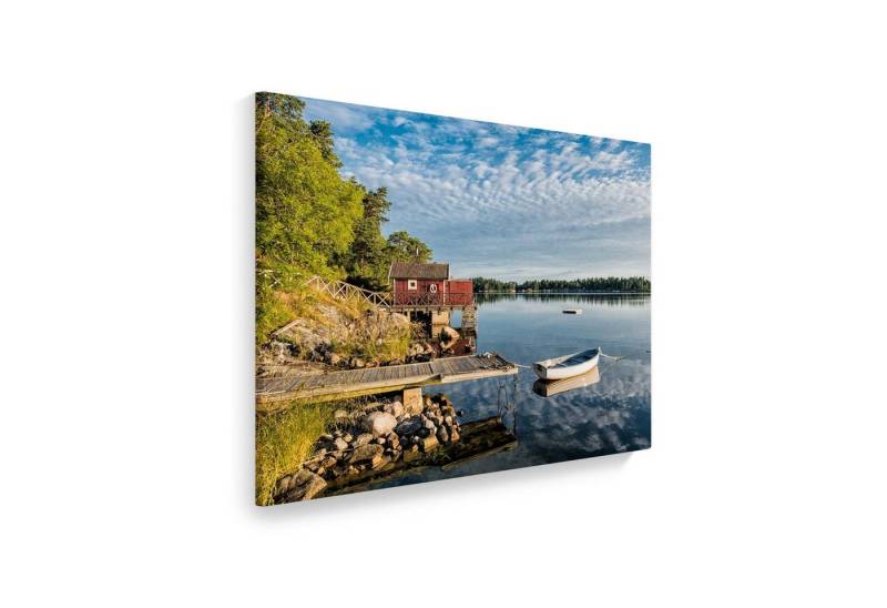 WallSpirit Leinwandbild "Schären - Schwedische Küste" - XXL Wandbild, Leinwandbild geeignet für alle Wohnbereiche WallSpirit Leinwandbild "Schären - Schwedische Küste" - XXL Wandbild, Leinwandbild geeignet für alle Wohnbereiche von WallSpirit