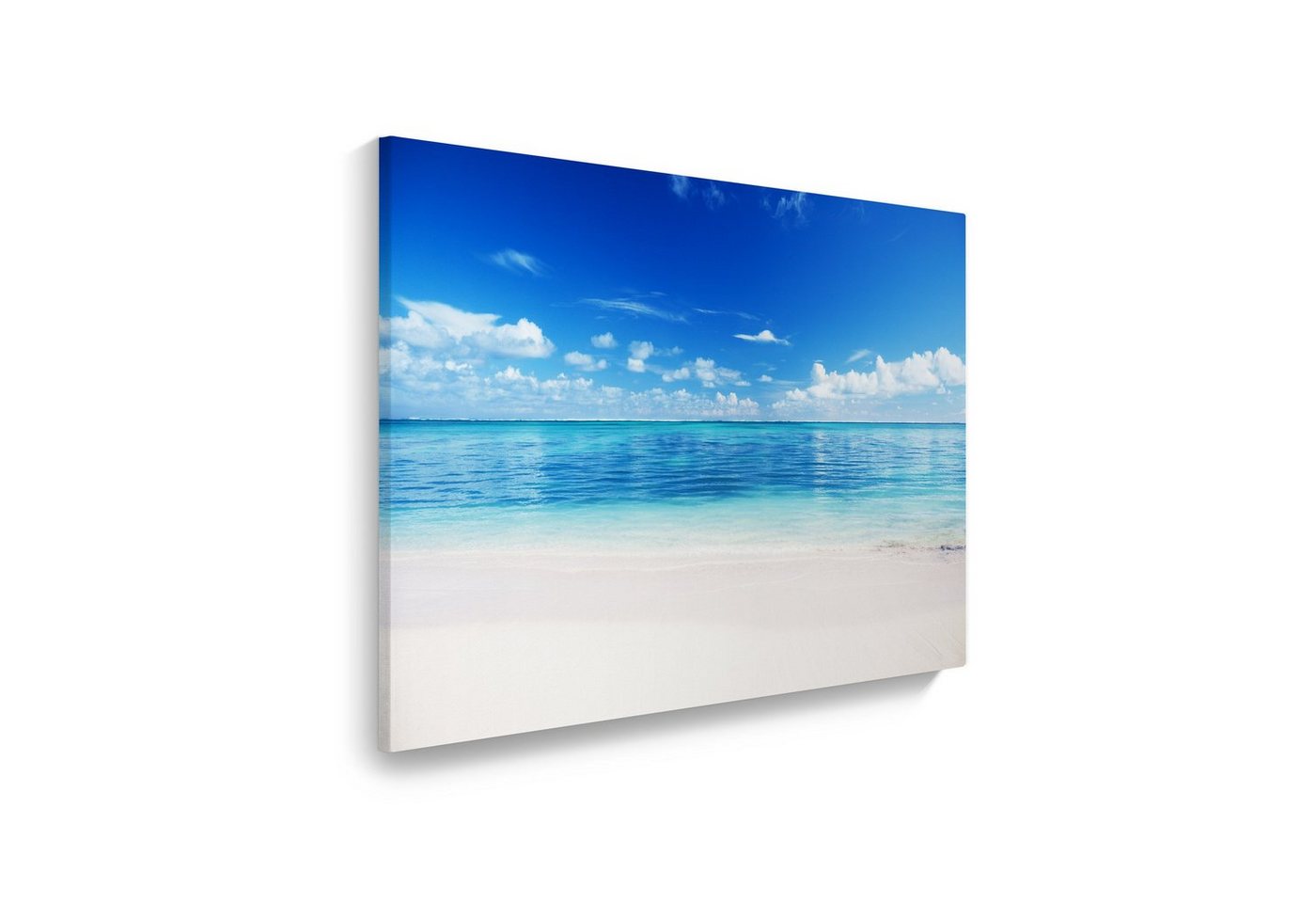 WallSpirit Leinwandbild "Strand und Meer" - XXL Wandbild, Leinwand geeignet für alle Wohnbereiche WallSpirit Leinwandbild "Strand und Meer" - XXL Wandbild, Leinwand geeignet für alle Wohnbereiche von WallSpirit