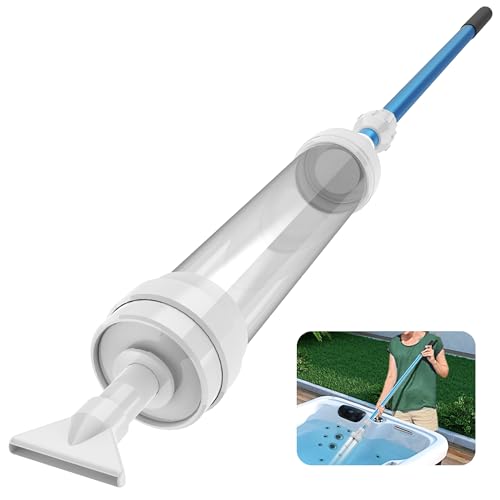 Spa-Staubsauger, kompatibel mit 6250 Paradise Power Spa Vakuum in sich geschlossen, kein Pumpen, Batterien, nimmt Steine, Pennies, Strandsand im Whirlpool, Spa, oberirdischer Pool auf von Wallace Forge