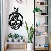 Ananas Metall Wandkunst, Küche Dekor Wohnkultur, Wandbehänge, Wanddekoration, Wandschild von WalladoraHomeDecor