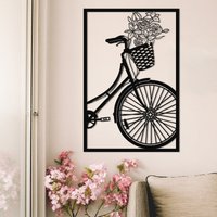Fahrrad-Metallwand-Kunst, Fahrrad-Kunst, Fahrrad-Wand-Kunst, Cafe-Wand-Kunst, Metall-Fahrrad-Kunst, Housewarminggeschenk, Metall-Wand-Kunst von WalladoraHomeDecor