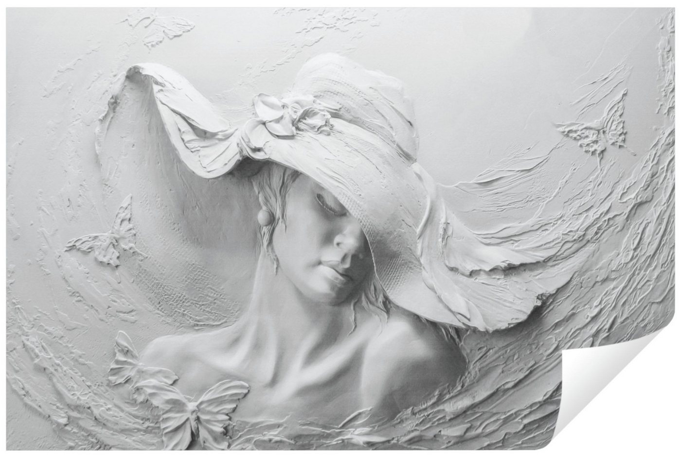 Wallarena Fototapete 3D EFFEKT Skulptur Frau Schmetterlinge Moderne Wohnzimmer Schlafzimmer, Glatt, Modern, Tapete inklusive Kleister Vliestapete Motivtapete Wallarena Fototapete 3D EFFEKT Skulptur Frau Schmetterlinge Moderne Wohnzimmer Schlafzimmer, Glatt, Modern, Tapete inklusive Kleister Vliestapete Motivtapete von Wallarena