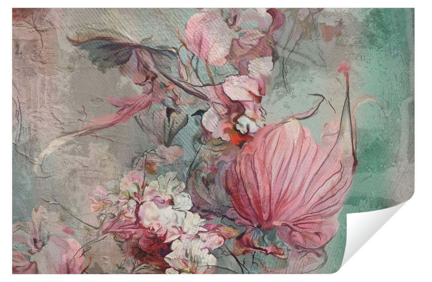 Wallarena Fototapete Blumen Abstrakt Vlies Tapete Wohnzimmer Schlafzimmer Wandtapete, Glatt Vlies Struktur Vinyl, Vintage, Tapete inklusive Kleister Vliestapete Motivtapete Wallarena Fototapete Blumen Abstrakt Vlies Tapete Wohnzimmer Schlafzimmer Wandtapete, Glatt Vlies Struktur Vinyl, Vintage, Tapete inklusive Kleister Vliestapete Motivtapete von Wallarena