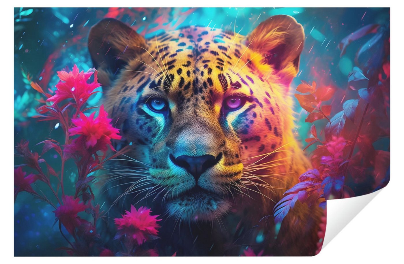 Wallarena Fototapete Tiger Blumen Magie Vlies Tapete Wohnzimmer Schlafzimmer Wandtapete, Glatt Vlies Struktur Vinyl, Tiere, Tapete inklusive Kleister Vliestapete Motivtapete Wallarena Fototapete Tiger Blumen Magie Vlies Tapete Wohnzimmer Schlafzimmer Wandtapete, Glatt Vlies Struktur Vinyl, Tiere, Tapete inklusive Kleister Vliestapete Motivtapete von Wallarena