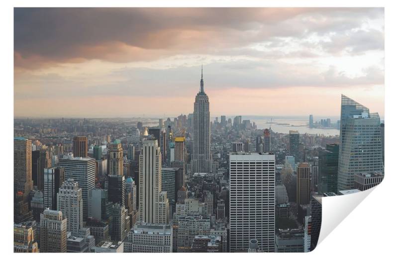 Wallarena Fototapete Tür New York Vlies Tapete Wohnzimmer Schlafzimmer Wandtapete 91x211, Glatt Vlies, Tür-Tapete, Tapete inklusive Kleister Vliestapete Motivtapete von Wallarena