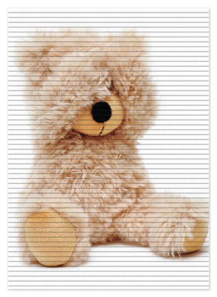 Schaum-Badematte Süßer Teddybär Wallario, Höhe 5.5 mm, rutschhemmend, geeignet für Fußbodenheizungen, Polymer-Schaum, rechteckig von Wallario