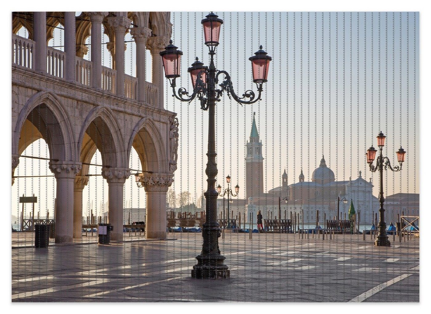 Wallario Schaum-Badematte Venedig - Dogenpalast, Markusplatz und San Giorgio Maggiore II, Höhe 5.5 mm, rutschhemmend, geeignet für Fußbodenheizungen, Polymer-Schaum, rechteckig Wallario Schaum-Badematte Venedig - Dogenpalast, Markusplatz und San Giorgio Maggiore II, Höhe 5.5 mm, rutschhemmend, geeignet für Fußbodenheizungen, Polymer-Schaum, rechteckig von Wallario