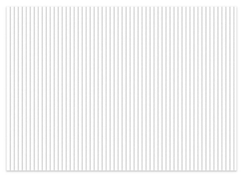 Wallario Schaum-Badematte Weiß, Höhe 5.5 mm, rutschhemmend, geeignet für Fußbodenheizungen, Polymer-Schaum, rechteckig von Wallario