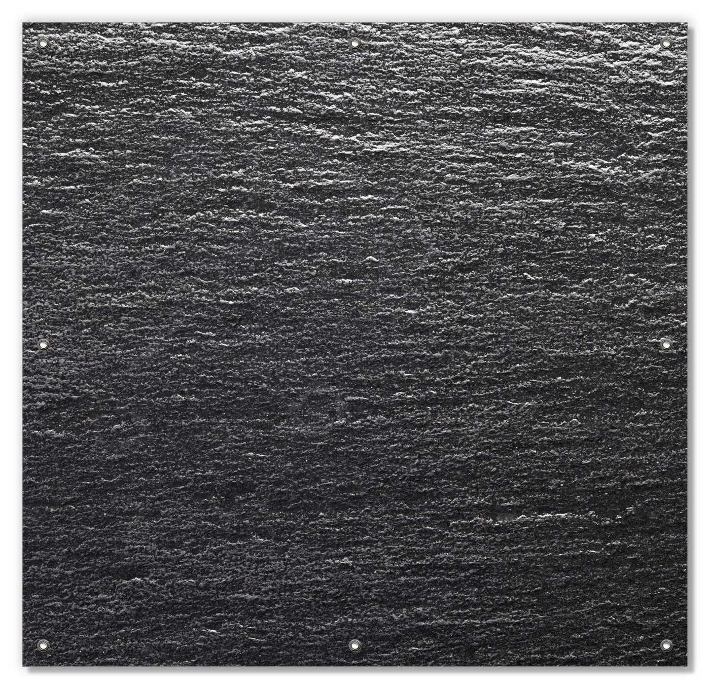 Sonnenschutz Muster schwarz-weiße Steintafel Optik, Wallario, blickdicht, mit Saugnäpfen, wiederablösbar und wiederverwendbar von Wallario